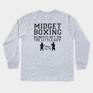 Midget Boxing Kids Long Sleeve T-Shirt